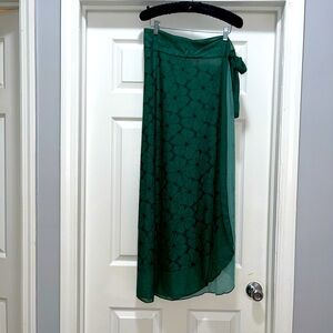 Floral sheer sarong